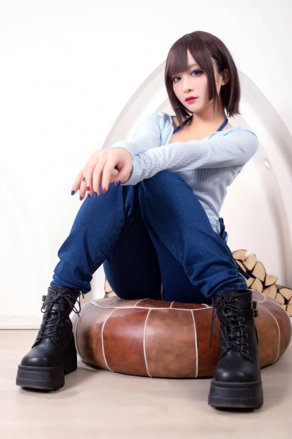    洛璃LoLiSAMA - 吉他妹妹2.0 户外私房半褪牛仔裤性感身材曲线美臀诱惑大尺度写真 [97P]第29张图片