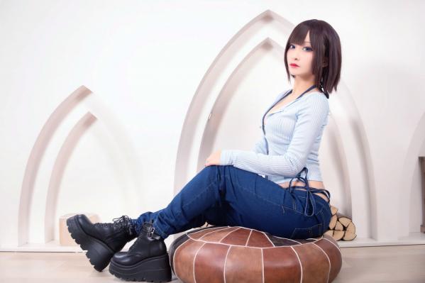    洛璃LoLiSAMA - 吉他妹妹2.0 户外私房半褪牛仔裤性感身材曲线美臀诱惑大尺度写真 [97P]第31张图片