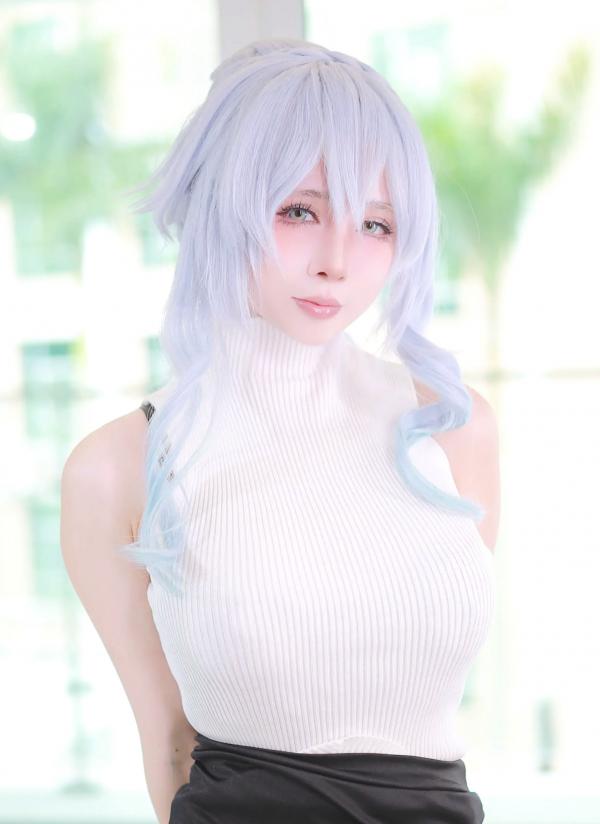    上杉绘梨落 - 深冬雪乃：精致动漫角色扮演，私房居家性感丝袜诱惑写真第44张图片