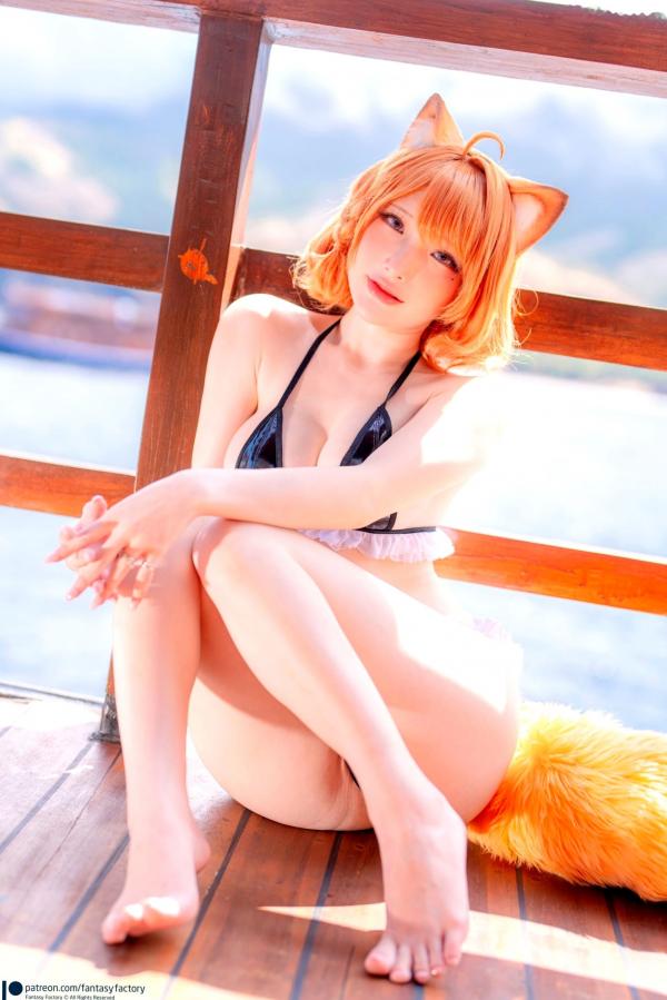    Fantasy-Factory-小丁Ding-橙Yuzumi 狐狸Cosplay 极品诱惑 大尺度迷人私房第11张图片