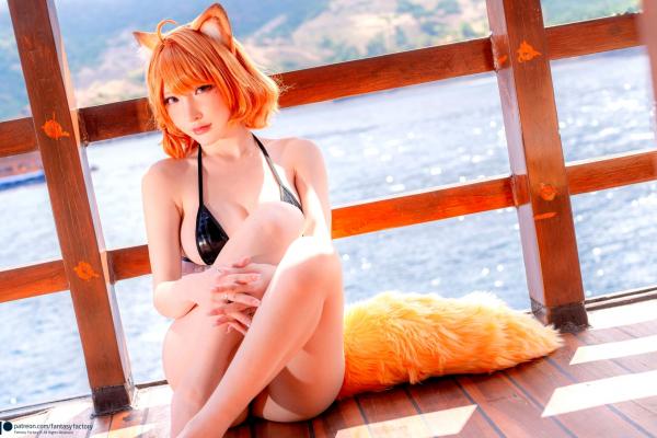    Fantasy-Factory-小丁Ding-橙Yuzumi 狐狸Cosplay 极品诱惑 大尺度迷人私房第13张图片