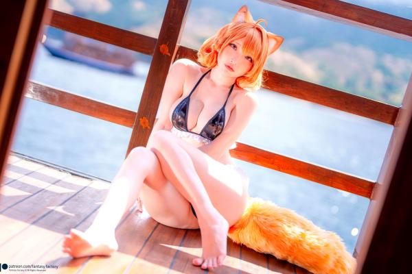    Fantasy-Factory-小丁Ding-橙Yuzumi 狐狸Cosplay 极品诱惑 大尺度迷人私房第14张图片
