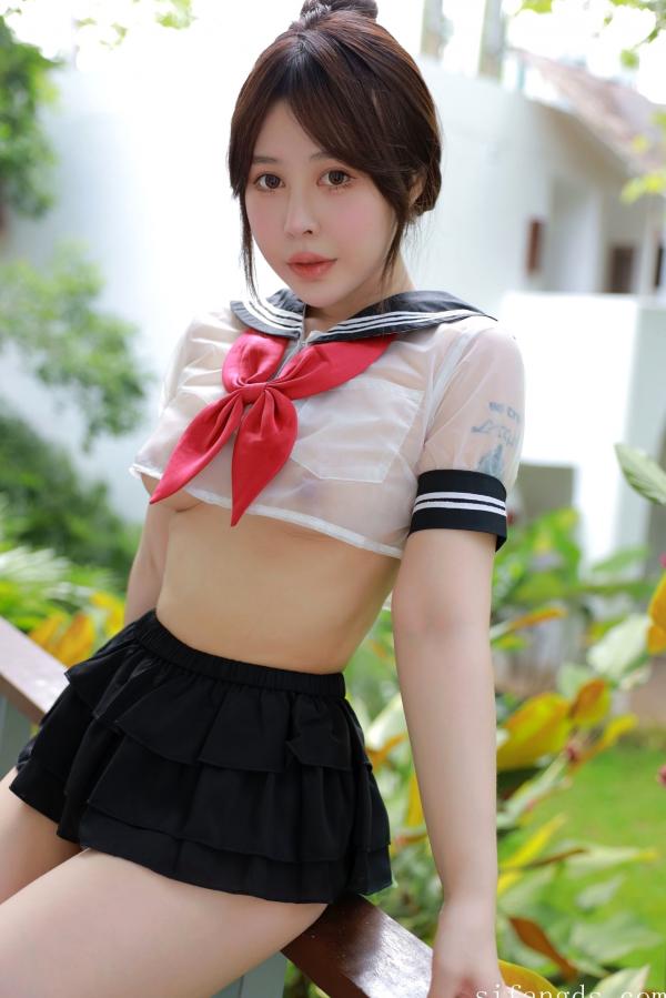    XR-Uncensored-Evelyn艾莉-透明JK-R18-XiuRen秀人网-内购私拍 - 无圣光大尺度第6张图片