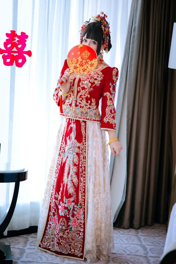    日奈娇 - 洞房花烛，唯美古风角色扮演私房摄影，绝美红装内衣诱惑，极品性感视觉盛宴 [180P]第20张图片