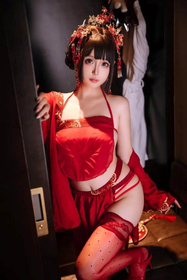    日奈娇 - 洞房花烛，唯美古风角色扮演私房摄影，绝美红装内衣诱惑，极品性感视觉盛宴 [180P]第71张图片