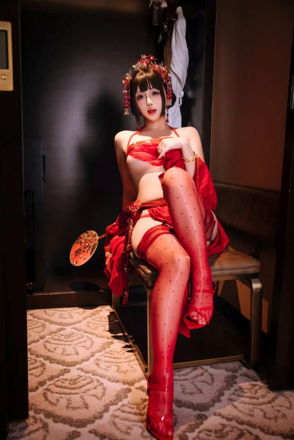    日奈娇 - 洞房花烛，唯美古风角色扮演私房摄影，绝美红装内衣诱惑，极品性感视觉盛宴 [180P]第73张图片