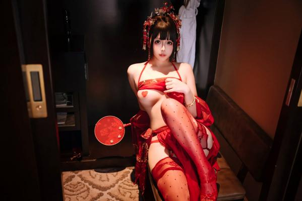    日奈娇 - 洞房花烛，唯美古风角色扮演私房摄影，绝美红装内衣诱惑，极品性感视觉盛宴 [180P]第74张图片