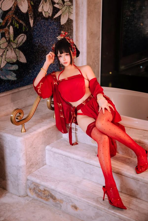    日奈娇 - 洞房花烛，唯美古风角色扮演私房摄影，绝美红装内衣诱惑，极品性感视觉盛宴 [180P]第105张图片