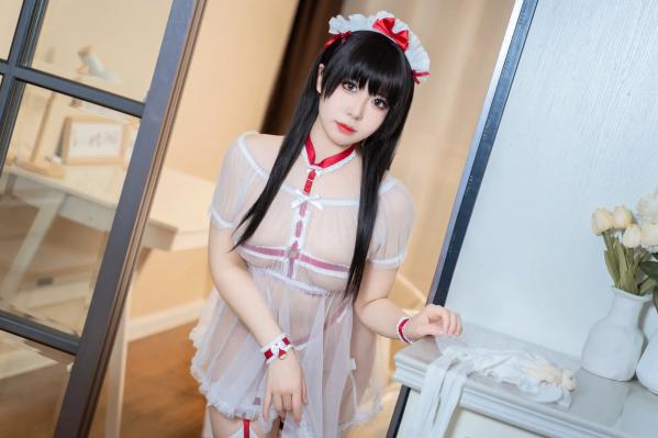    虎森森 熊熊女仆角色扮演 - 极致诱惑私房美学，童颜美少女性感演绎纯欲写真大尺度第14张图片
