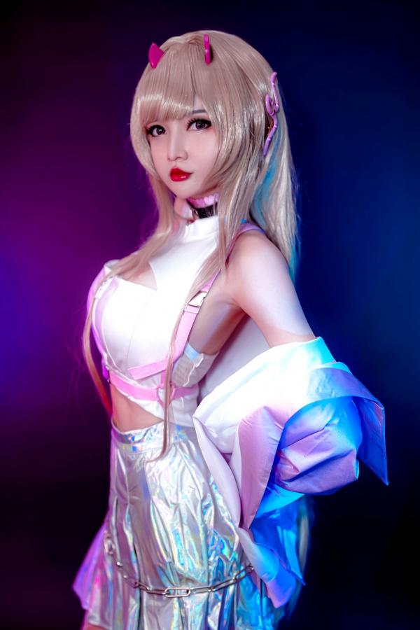    Potato-Godzilla-Viper-NIKKE二次元赛博朋克风Cosplay，绝美女神角色扮演，私房写真霓虹灯下尽显性感火辣诱惑第6张图片