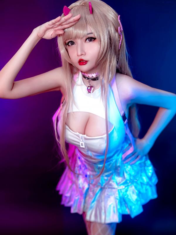    Potato-Godzilla-Viper-NIKKE二次元赛博朋克风Cosplay，绝美女神角色扮演，私房写真霓虹灯下尽显性感火辣诱惑第11张图片