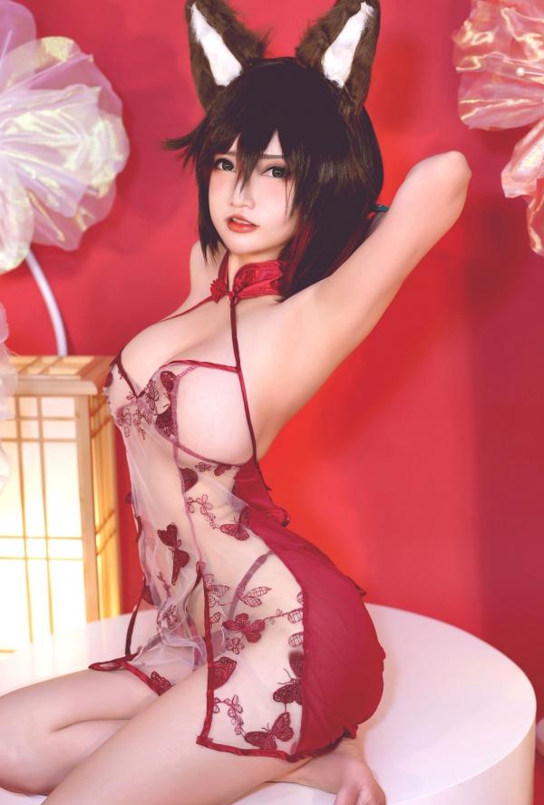    Potato-Godzilla-No.149-Tingyun-Cheongsam 婷云Cosplay诱惑红旗袍大尺度写真第1张图片