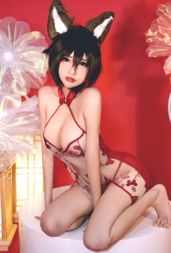    Potato-Godzilla-No.149-Tingyun-Cheongsam 婷云Cosplay诱惑红旗袍大尺度写真第3张图片