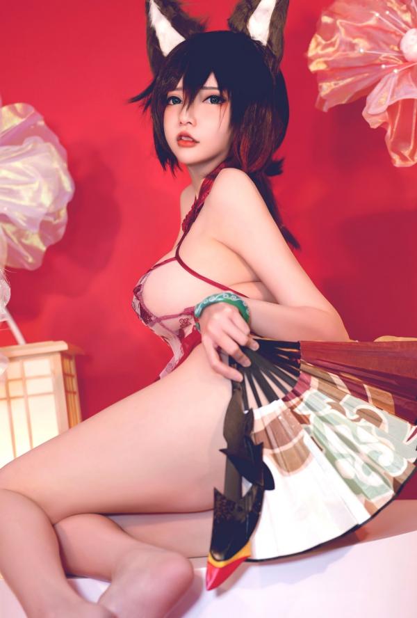    Potato-Godzilla-No.149-Tingyun-Cheongsam 婷云Cosplay诱惑红旗袍大尺度写真第7张图片