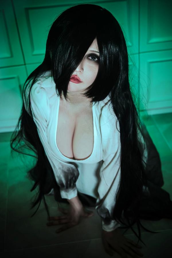    Potato-Godzilla《午夜凶铃》贞子Cosplay角色扮演，冷艳性感私房视觉大片第4张图片