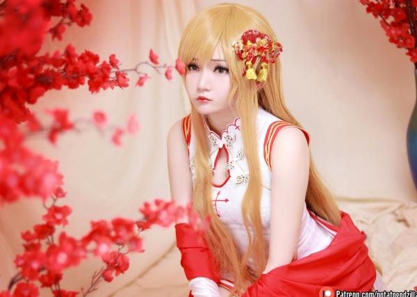   Potato-Godzilla-Asuna-Yuuki-旗袍第22张图片