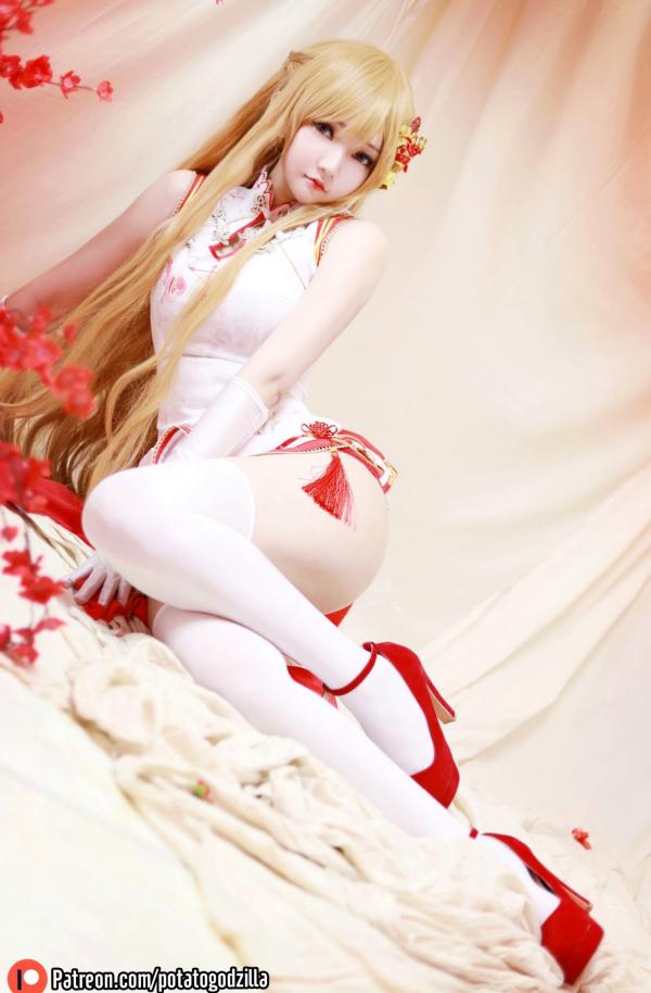    Potato-Godzilla-Asuna-Yuuki-旗袍第31张图片