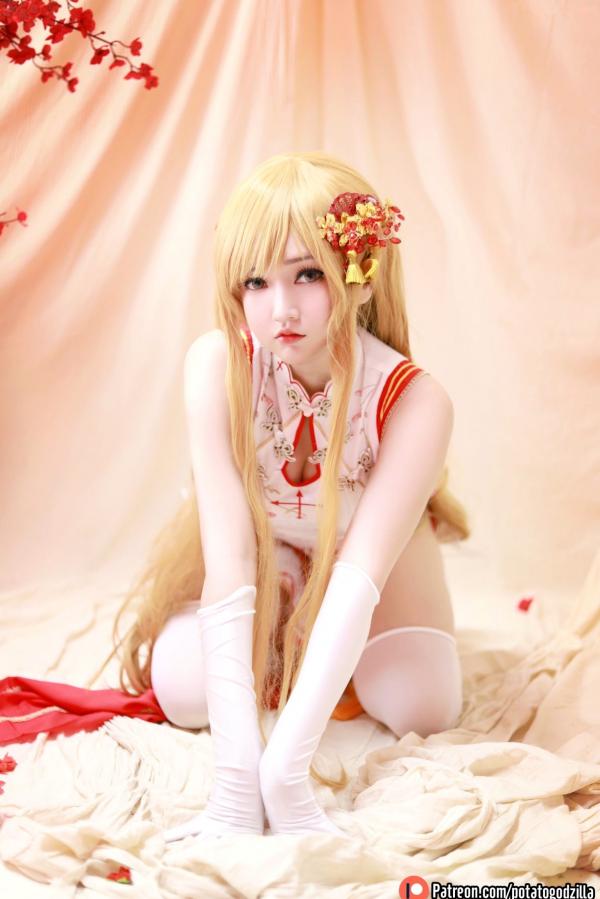    Potato-Godzilla-Asuna-Yuuki-旗袍第35张图片