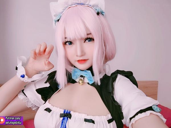    Potato-Godzilla-Vanilla：香草猫娘女仆Cosplay，二次元动漫角色，甜美性感诱惑写真第25张图片