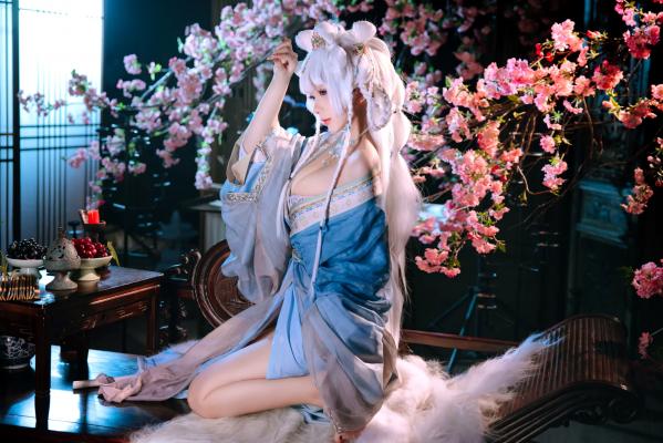    日奈娇合欢宗圣女私房写真，极致诱惑古风COS，大胆尺度大秀曼妙身姿第8张图片
