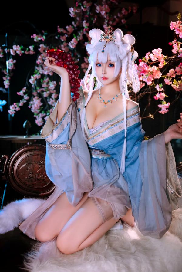    日奈娇合欢宗圣女私房写真，极致诱惑古风COS，大胆尺度大秀曼妙身姿第12张图片
