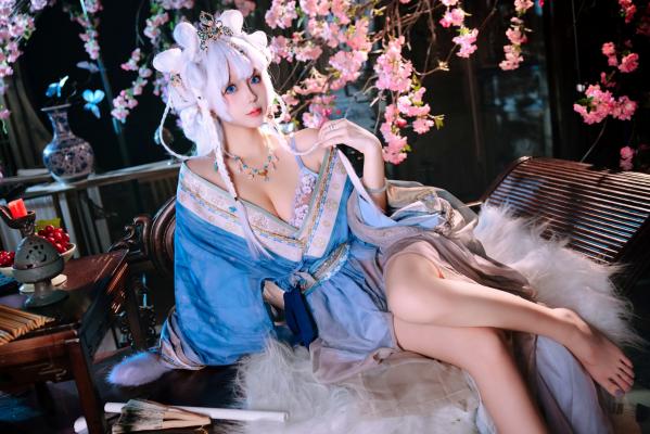    日奈娇合欢宗圣女私房写真，极致诱惑古风COS，大胆尺度大秀曼妙身姿第26张图片