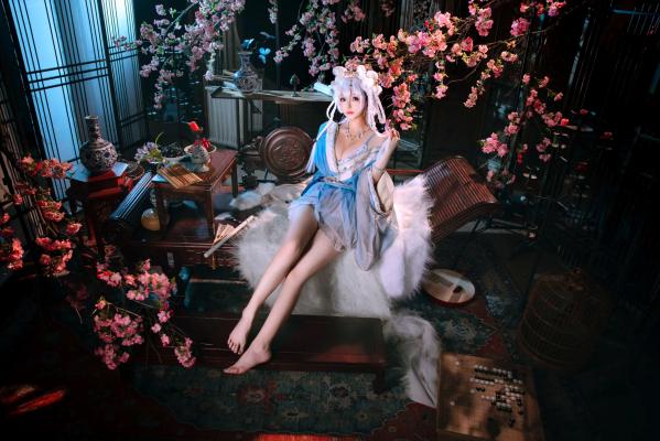    日奈娇合欢宗圣女私房写真，极致诱惑古风COS，大胆尺度大秀曼妙身姿第38张图片