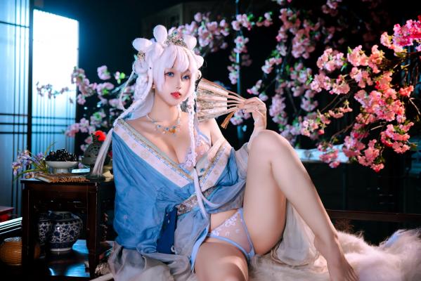    日奈娇合欢宗圣女私房写真，极致诱惑古风COS，大胆尺度大秀曼妙身姿第39张图片
