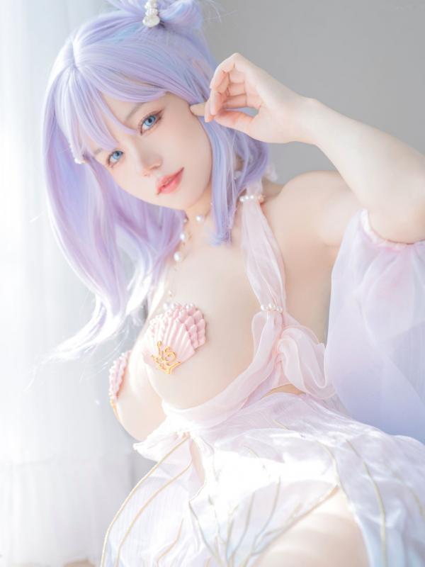    Kokura-Chiyo-Plymouth 二次元Cosplay私房写真，梦幻紫发美少女唯美诱惑第14张图片