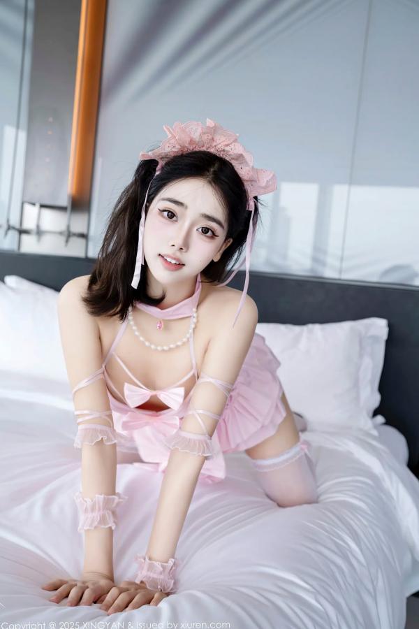    [XINGYAN星颜社] 2025.10.28 VOL.417 阮福福：卧室私房，粉色蕾丝诱惑甜心，极致妩媚[71P]第17张图片