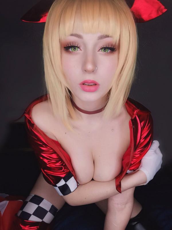    ShiroKitsune尼禄赛车女郎Cosplay私房照_Fate系列角色扮演性感魅力写真_极品诱惑与制服诱惑第11张图片