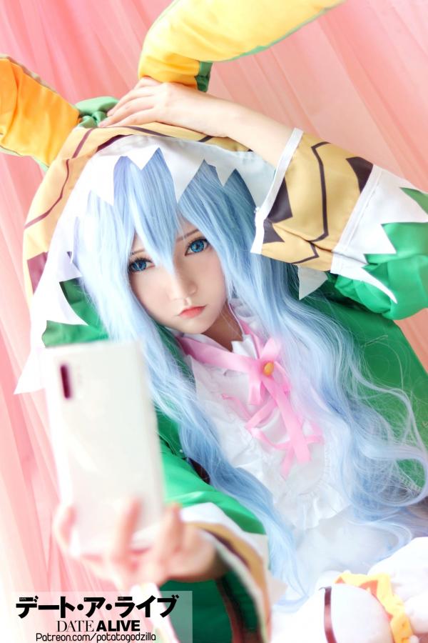    Potato-Godzilla-Yoshino 约会大作战四糸乃精美Cosplay，二次元软萌治愈系少女写真第2张图片