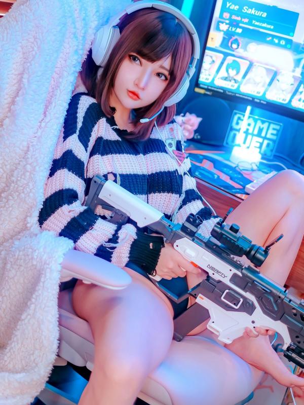    Potato-Godzilla-Tatami-Gamer-Imouto-chan 游戏少女室内电竞诱惑写真第2张图片