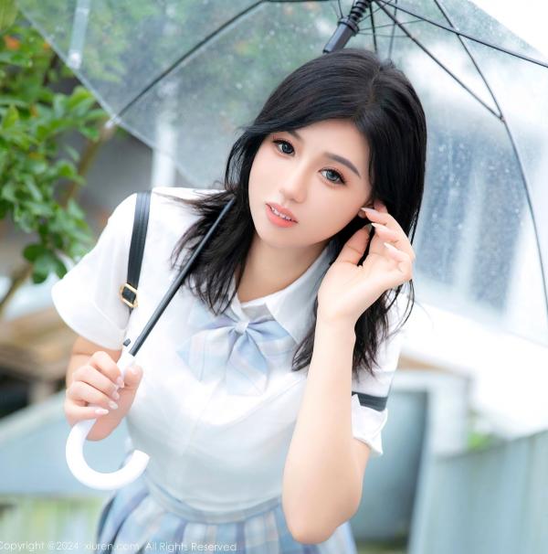    秀人网-8759-金小依-白色性感内衣私房写真，黑丝美腿极致诱惑，大尺度撩人风情-2024.06.26第5张图片
