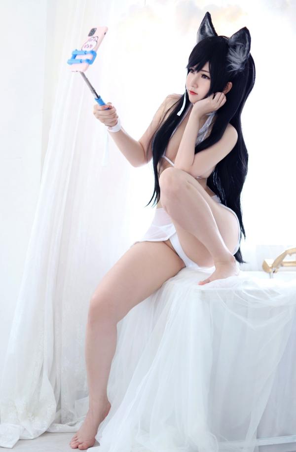    Potato-Godzilla-Atago-bikini：碧蓝航线爱宕猫耳娘纯欲私房角色扮演写真第1张图片