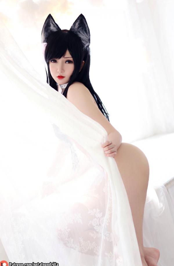    Potato-Godzilla-Atago-bikini：碧蓝航线爱宕猫耳娘纯欲私房角色扮演写真第4张图片