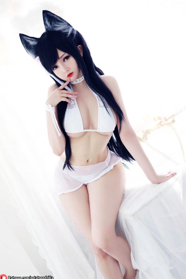    Potato-Godzilla-Atago-bikini：碧蓝航线爱宕猫耳娘纯欲私房角色扮演写真第5张图片