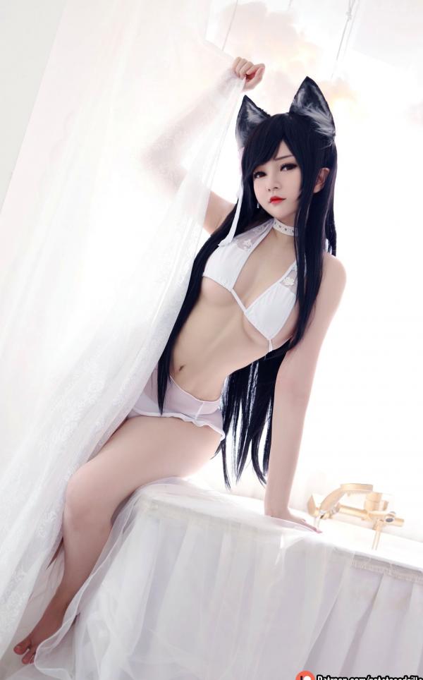    Potato-Godzilla-Atago-bikini：碧蓝航线爱宕猫耳娘纯欲私房角色扮演写真第6张图片