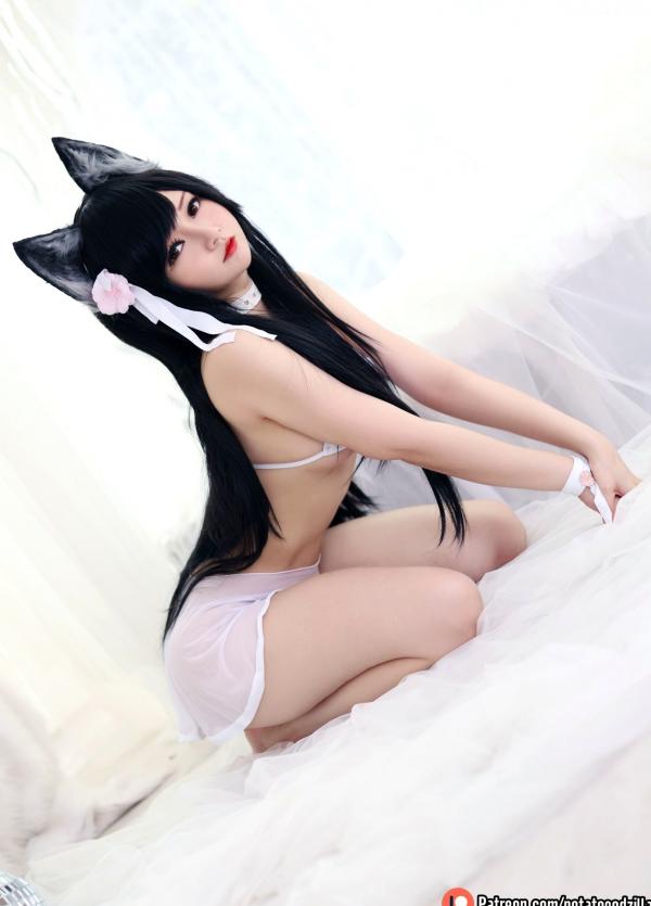    Potato-Godzilla-Atago-bikini：碧蓝航线爱宕猫耳娘纯欲私房角色扮演写真第13张图片