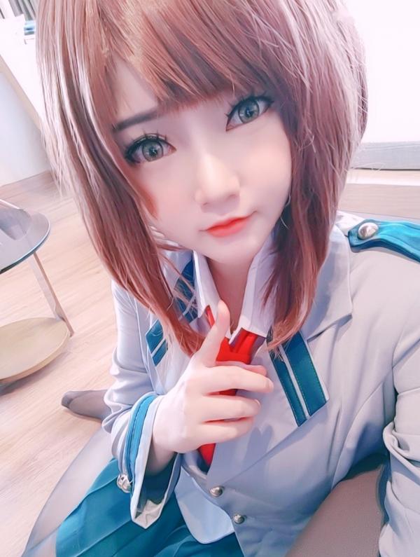    Potato-Godzilla-Ochako-Uraraka 校园风私房摄影 黑丝性感御茶子COS大尺度写真第25张图片
