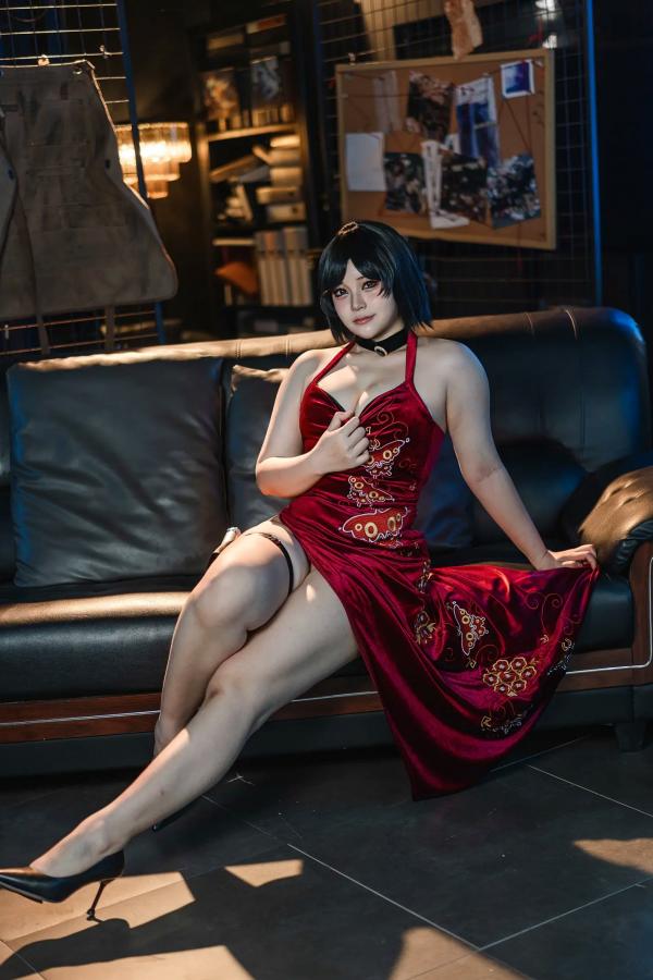    喵喵lock - 生化危机艾达王cosplay私房照：大尺度角色扮演，极致性感诱惑视觉盛宴 [117P]第3张图片