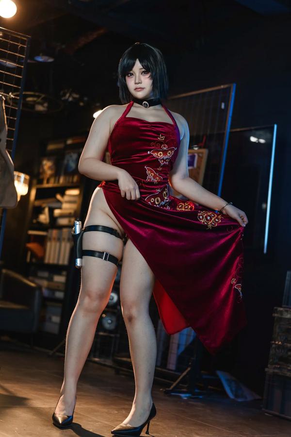    喵喵lock - 生化危机艾达王cosplay私房照：大尺度角色扮演，极致性感诱惑视觉盛宴 [117P]第17张图片