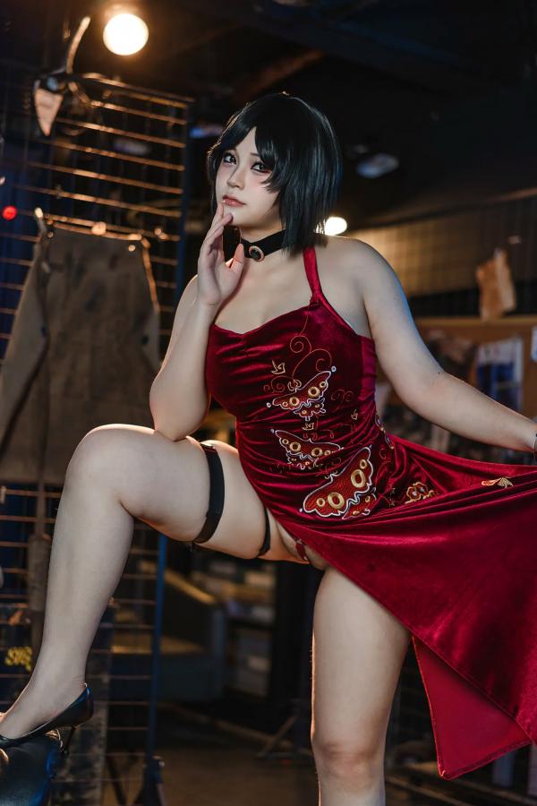    喵喵lock - 生化危机艾达王cosplay私房照：大尺度角色扮演，极致性感诱惑视觉盛宴 [117P]第32张图片