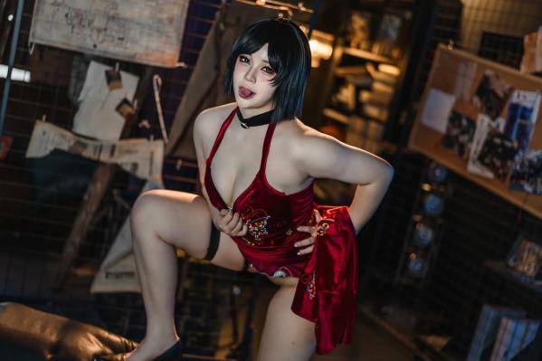    喵喵lock - 生化危机艾达王cosplay私房照：大尺度角色扮演，极致性感诱惑视觉盛宴 [117P]第36张图片