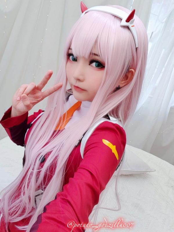    Potato-Godzilla-Zero-Two 动漫角色扮演COSPLAY写真，清纯制服美少女梦幻演绎第3张图片