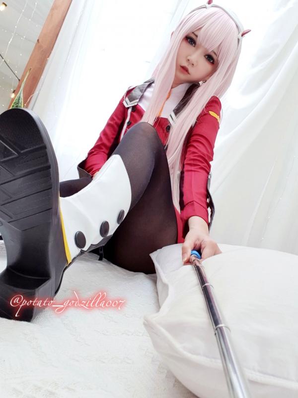    Potato-Godzilla-Zero-Two 动漫角色扮演COSPLAY写真，清纯制服美少女梦幻演绎第6张图片