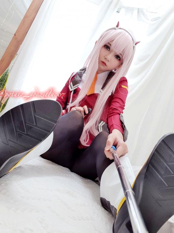    Potato-Godzilla-Zero-Two 动漫角色扮演COSPLAY写真，清纯制服美少女梦幻演绎第7张图片