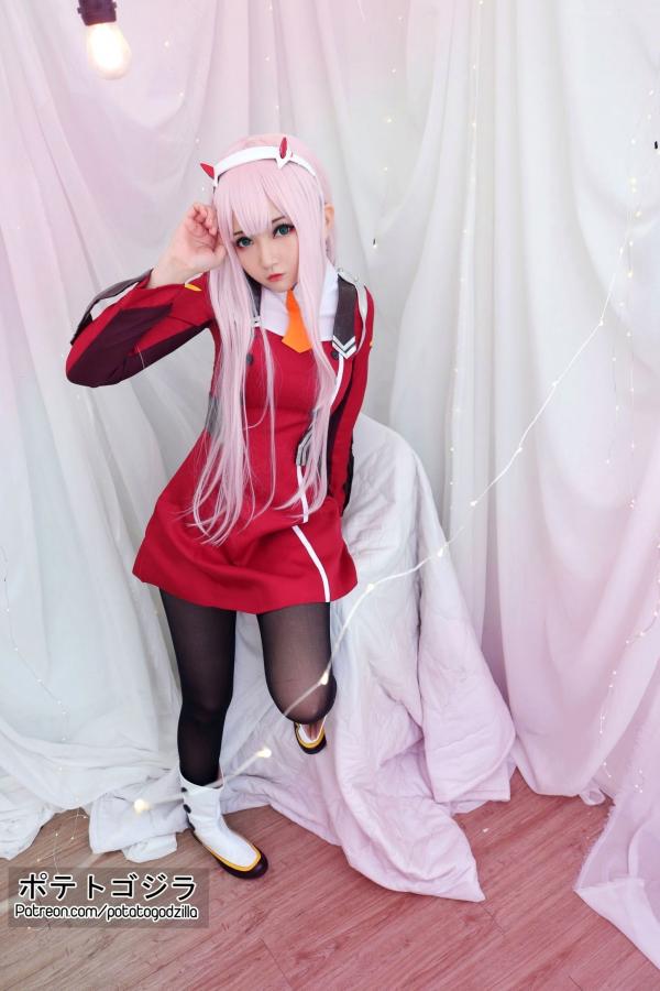    Potato-Godzilla-Zero-Two 动漫角色扮演COSPLAY写真，清纯制服美少女梦幻演绎第13张图片
