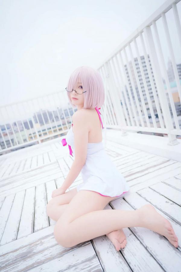    Yuki亭 - FGO玛修·基列莱特高还原Cosplay写真，私房萌系与战术泳装风格双重演绎，精致少女感十足 [140P]第3张图片