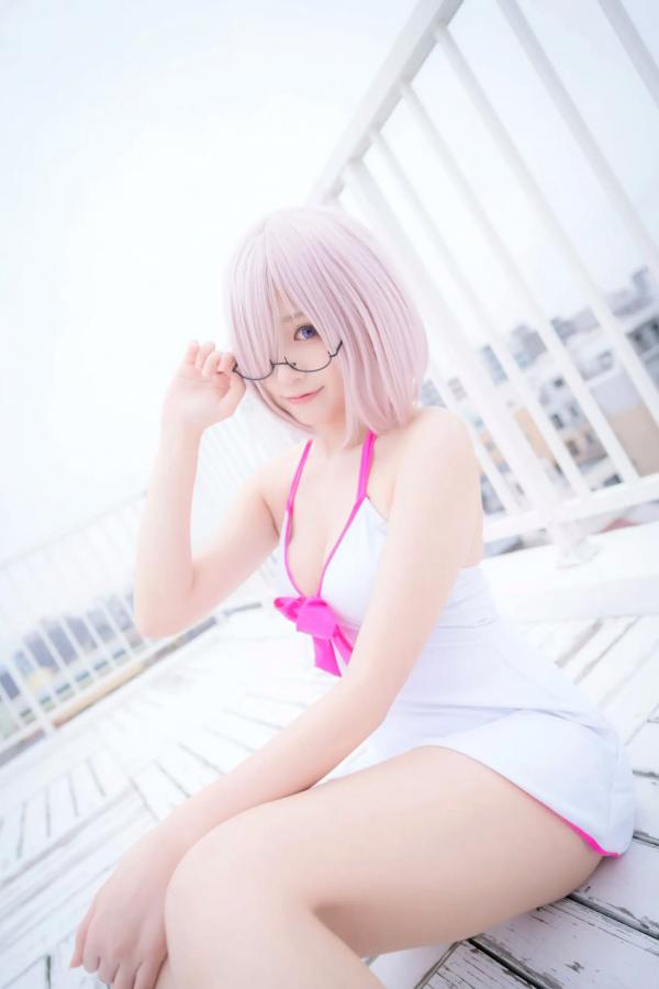    Yuki亭 - FGO玛修·基列莱特高还原Cosplay写真，私房萌系与战术泳装风格双重演绎，精致少女感十足 [140P]第4张图片